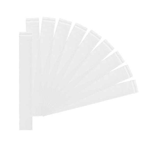 Uxcell Zip Bags, (2 x 14 Inch, Clear) (100 Pcs), 4.7 Mil Long Clear Plastic Zipper Reclosable Poly Bag, Suit for - Jewelry/Candy/Office Supplies