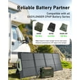 thumbnail image 5 of EASYLONGER 110W Foldable Solar Panel ESP110, Portable Solar Charger for ES960, ES720, ES400 AIR, Power Station, Camping, Fishing, Outdoor, RV and More, 5 of 8