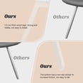 thumbnail image 6 of Dining Chairs Set of 4 Mid-Century Modern Dinning Chairs, Living Room Bedroom Outdoor Lounge Chair PU Leather Cushion and Wood Legs, 6 of 8