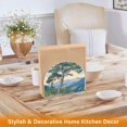 thumbnail image 6 of Yayeee Napkin Holder for Table Kitchen Paper Tissue Organization, Beige Mountain, 6 of 8