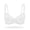 White, variant on Wingslove Women's Sexy 1/2 Cup Lace Bra Balconette Mesh Underwired Demi Shelf Bra Unlined See Through Bralette,Beige 38C