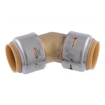 Cash Acme UR656A 0.75 in. 45 deg Brass Elbow Fitting