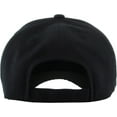 thumbnail image 5 of Solid Baseball Cap Velcro Adjustable Closure Plain Dad Hat, 5 of 5