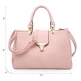 thumbnail image 3 of Bolso Dasein de piel vegana con asa en la parte superior, 3 of 6