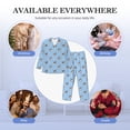 thumbnail image 7 of KLL French Bulldog2 Sleepwear Mens Flannel Pajamas,Long Cotton Pj Set, 7 of 7