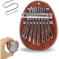 thumbnail image 2 of 8 Key Exquisite Finger Thumb Piano Symmetrical Finger Thumb Piano Malimba Instrument Accessory Pendant Karimba Thumb Piano Children's And Adult Christmas Piano, 2 of 4