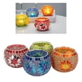 thumbnail image 4 of Candelabro de Cristal de Mosaico ANGGREK decoración 4 Piezas, 4 of 8