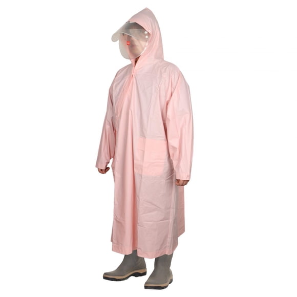 Chaqueta impermeable con capucha, cortavientos, impermeable, ligera, de EVA. XL Rosa