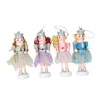 thumbnail image 4 of 4 Pieces Nutcracker Soldier Figure Decor Hanging for Kids Gifts Office Party, 4 of 8