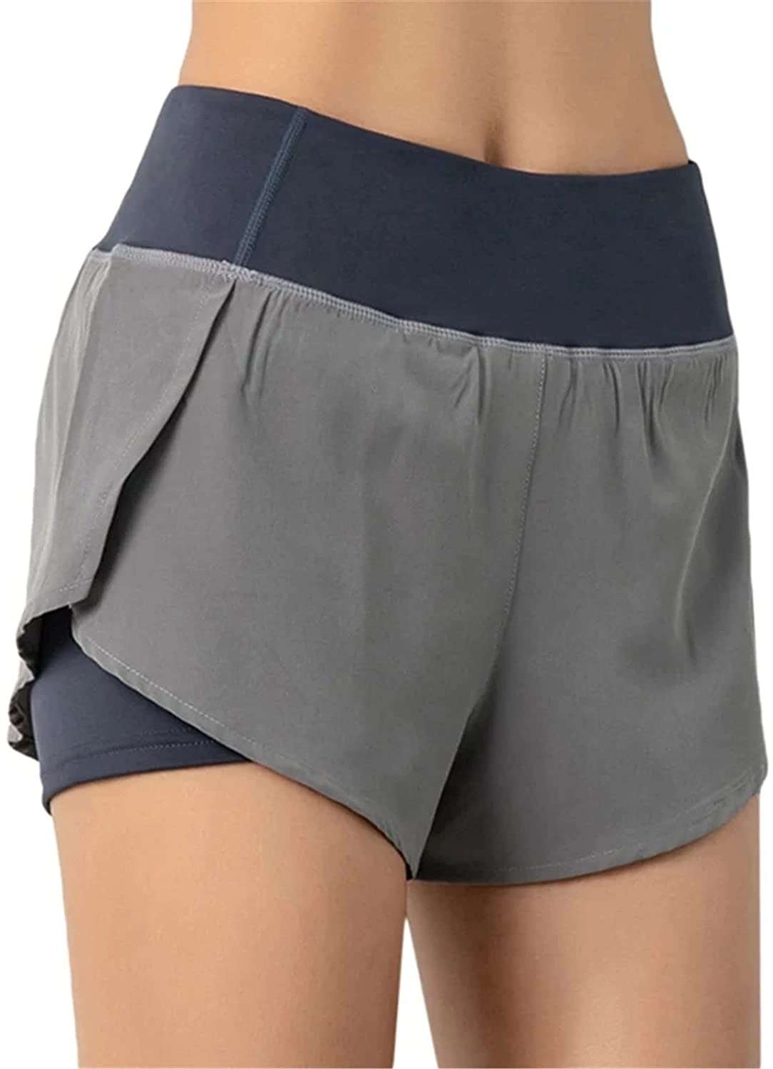 Women's Sports Shorts Women Gym Double 