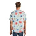 thumbnail image 3 of Burnside Men's Printed Woven Top with Short Sleeves, Sizes S-2XL, 3 of 5