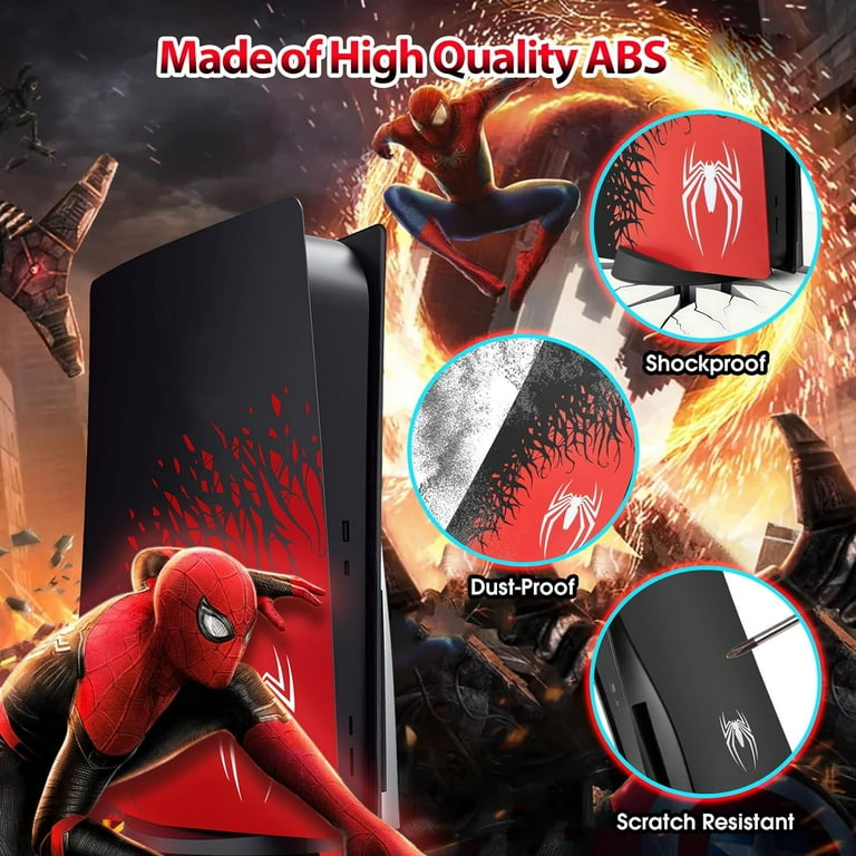 HYCARUS PS5 Spider-Man Edition Faceplate - Premium ABS Shell Cover