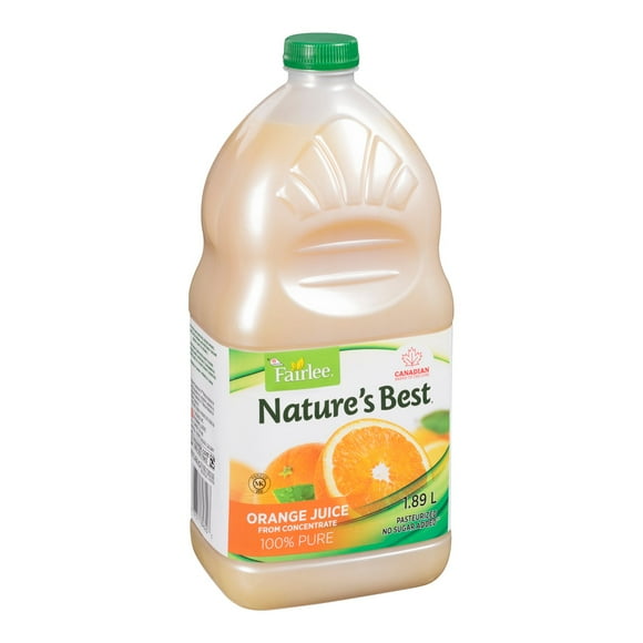 Nature's Best Orange Juice, 100 Percent, Polyethylene | 1.89L/Unit, 6 Units/Case