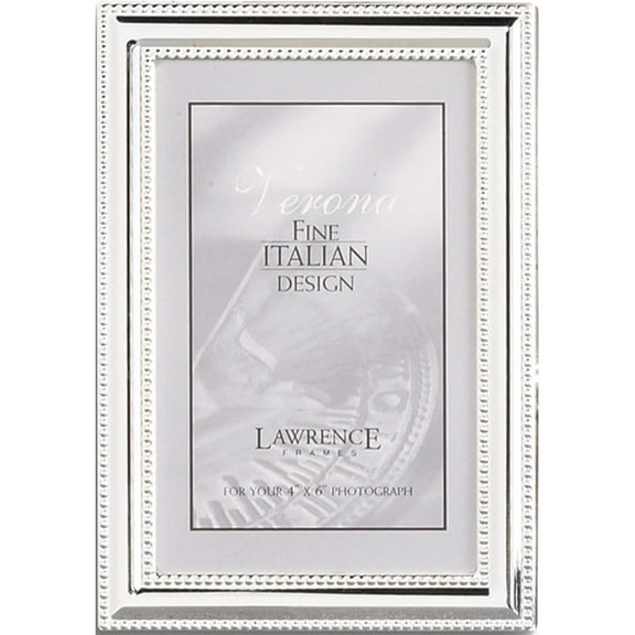 Fashion Silver-Plated Beaded Edge 5X7 Photo Frame Made In China gp5950