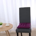 thumbnail image 4 of PiccoCasa Cotton Blends Strap Design Cushion Chair Buttocks Pad, 15.7"x 15.7"x 2.4" Purple, 4 of 8