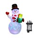 thumbnail image 5 of Muñecos de nieve iluminados de Navidad que explotan a prueba de decoloración 4.9 pies para jardín interior/exterior JShteea El nuevo, 5 of 7