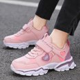 thumbnail image 2 of CAUYDY Girls Sneakers Lightweight Soft Sole Casual Comfortable Breathable Running Shoes for Kids Walking Athletic Shoes Pink Sizes 12.5, 2 of 9