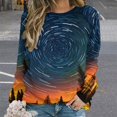 thumbnail image 2 of Galaxy Star Outer Space Mom Sweatshirt For Women Long Sleeve Pullover, 2 of 7