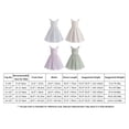 thumbnail image 3 of IBTOM CASTLE Teen Summer Holiday Floral Dress Junior Beach Casual Sundress | Tween Self Tie Back Flutter Sleeve Tea Party Back to School Prom Dress Beige, 3 of 7