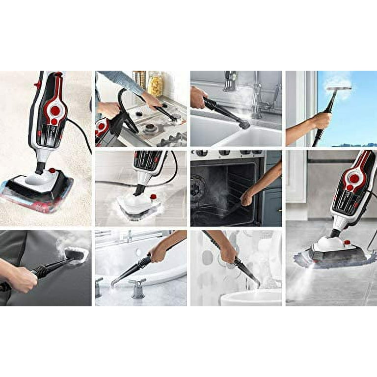 Hoover Steam Complete Pet Steam Mop, Cleaner for Tile and Hard Floor,  WH21000, White , 11 IN x 8.75 IN x 25 IN