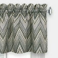 thumbnail image 3 of Simple Elegance by Ben&Jonah Lyla Window Curtain Tier Pair and Valance Set - 58"W x 36"L - Charcoal, 3 of 3