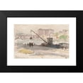 thumbnail image 2 of Carel Nicolaas Storm van 's-Gravesande 14x11 Black Modern Framed Museum Art Print Titled - Point Du Jour, Paris (1905), 2 of 5