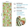 thumbnail image 2 of Red Mushroom Frog Green Pattern Hot Yoga Mat Towel Non Slip for Hot Yoga - Quick-Drying Yoga Mat Cover with 4 Corner Pockets with Travel Bag - Hot Yoga Towel Non Slip 70"x26", 2 of 6