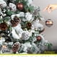 thumbnail image 3 of Esferas para árbol de navidad Artego set mix de 30 esferas = 10pz*8cm 20pz*6cm color Café chessnut * Línea Glitter 3 acabados glitter, brillante y cromada, para colgar Christmas ornaments, 3 of 6