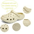 thumbnail image 3 of Gardener Platform Clogs Beach Sandals Slippers for Women Slip On Garden Shoes, 3 of 7
