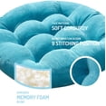 thumbnail image 2 of Almohada de suelo Degrees of Comfort Meditation, color turquesa, 56 cm, 2 of 7