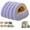 Purple-a, variant on CutyPet Winter Cave, Cozy Monster Cat Bed, Warmth Cozy Comfort Plush Pet Cave for Cats & Kittens, Soft Hideaway Dog House with Removable Washable Cover Cushion & Anti-Slip Base for Sleep