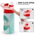 thumbnail image 4 of Logo The Legend of Zelda Tears Kid's Insulated Water Bottle With Straw Vacuum Stainless Steel Cup Leak-Proof Toddler Thermoses Water Cup For Children, 4 of 8