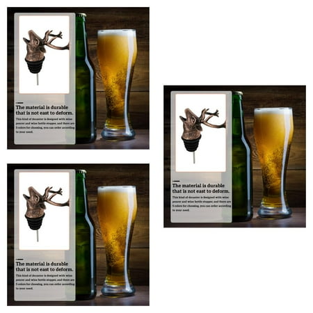 

3Pcs Wine Pourer Animal-Shaped Pourer Nondeformable Pourer Home Wine Mouth For Home Restaurant Hotel