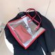 thumbnail image 1 of Bolsa compuestos transparentes Retro para mujer, monedero de Color puro, de hombro grandes Ndcxsfigh Para Estrenar, 1 of 9