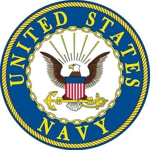 Eagle Emblems PM9037 Patch - USN Logo - 12 in.