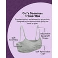 thumbnail image 4 of Fruit of the Loom Girls Seamless Trainer Bra with Removable Modesty Pads 3 Pack, 4 of 4