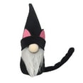 thumbnail image 2 of jiaroswwei Halloween Gnome Doll Spooky Bat Pumpkin, Spider Black Cat Witch Hat Full Beard Desktop Faceless Gnome Stuffed Ornament Party Favors, 2 of 7