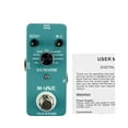 thumbnail image 3 of HLONK Guitar Effect Pedal DIG REVERB with Digital Reverb 9 Types Decay Mix Control Full Metal Shell True Bypass, 3 of 6