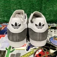 thumbnail image 4 of Adi-das Originals Gazelle Solid Grey Gold Metallic White BB5480 Size 7.5 No Box, 4 of 6