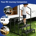 thumbnail image 7 of YOHKOH 4-Step RV Steps with Handrail – Portable Lightweight Stairs for Travel Trailers & Mobile Homes – Outdoor Non-Slip Steps for Hot Tubs & Deck Use, 7 of 7