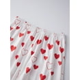 thumbnail image 6 of Rdhnmea Family Matching Valentine's Day Pajama Set Heart Print Long Sleeve Shirt Tops and Pants Valentines Sleepwear Holiday Pjs Outfits, 6 of 10