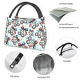 thumbnail image 4 of Disketp Disco Ball Cherry With Bow Insulated Bags, Insulated Cooler Bag Totes for Lunch Beach Camping, 4 of 6