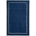 thumbnail image 2 of SAFAVIEH Kids Dotted Border Area Rug, Navy, 7' x 7' Square, 2 of 7