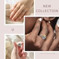 thumbnail image 5 of Sparkling Sun Ring/Blue Moon Ring with 14k Gold/Silver Plated, 5 of 5