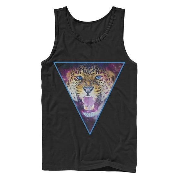 Men's Lost Gods Space Leopard Tank Top Black Small
