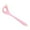Pink2, variant on Glass Stirring Spoon , Tyeign Bearheat Glass Clear Round Long Handle Soup for Serving Novelty Transparent Glass Stirring Coffee Spoon Cute Borosilicate Glass Mixing Utensil for Bars Banquets Clear