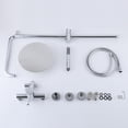 thumbnail image 4 of 2-Function Outdoor Shower System, Wall Mounted Shower Faucet Set with Rough-in Valve, 4 of 5