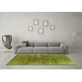 thumbnail image 3 of Ahgly Company Indoor Square Oriental Green Industrial Area Rugs, 5' Square, 3 of 4