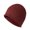 Wine, variant on Xfvqtps Mens and Womens Beanie Knit Solid Color Simplicity Fashion Stretch Windproof Coldproof Warm Outdoor Fall Soft Skull Cap Black