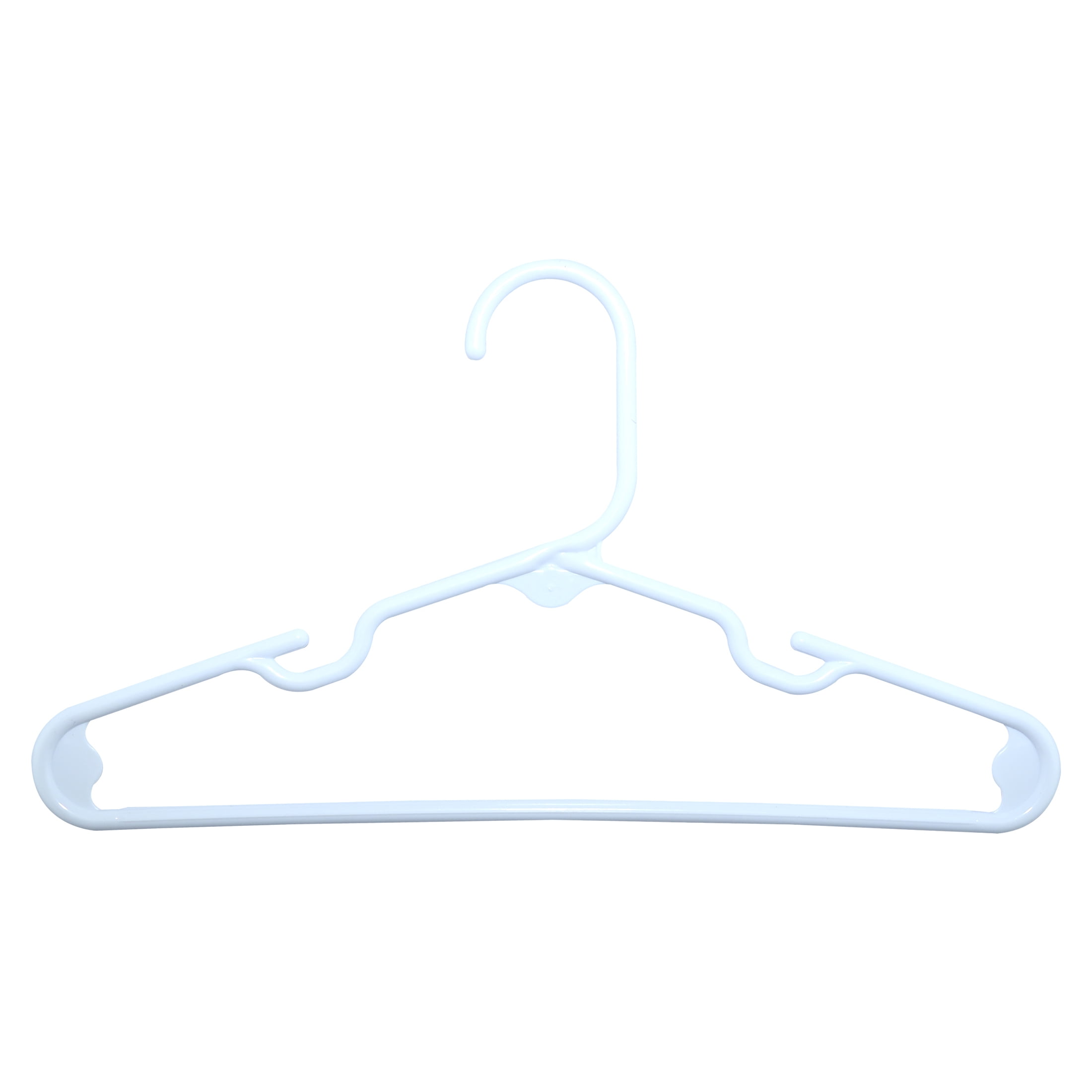 ClosetSelect Children's Hanger for Any Clothing Type, White 30 Count